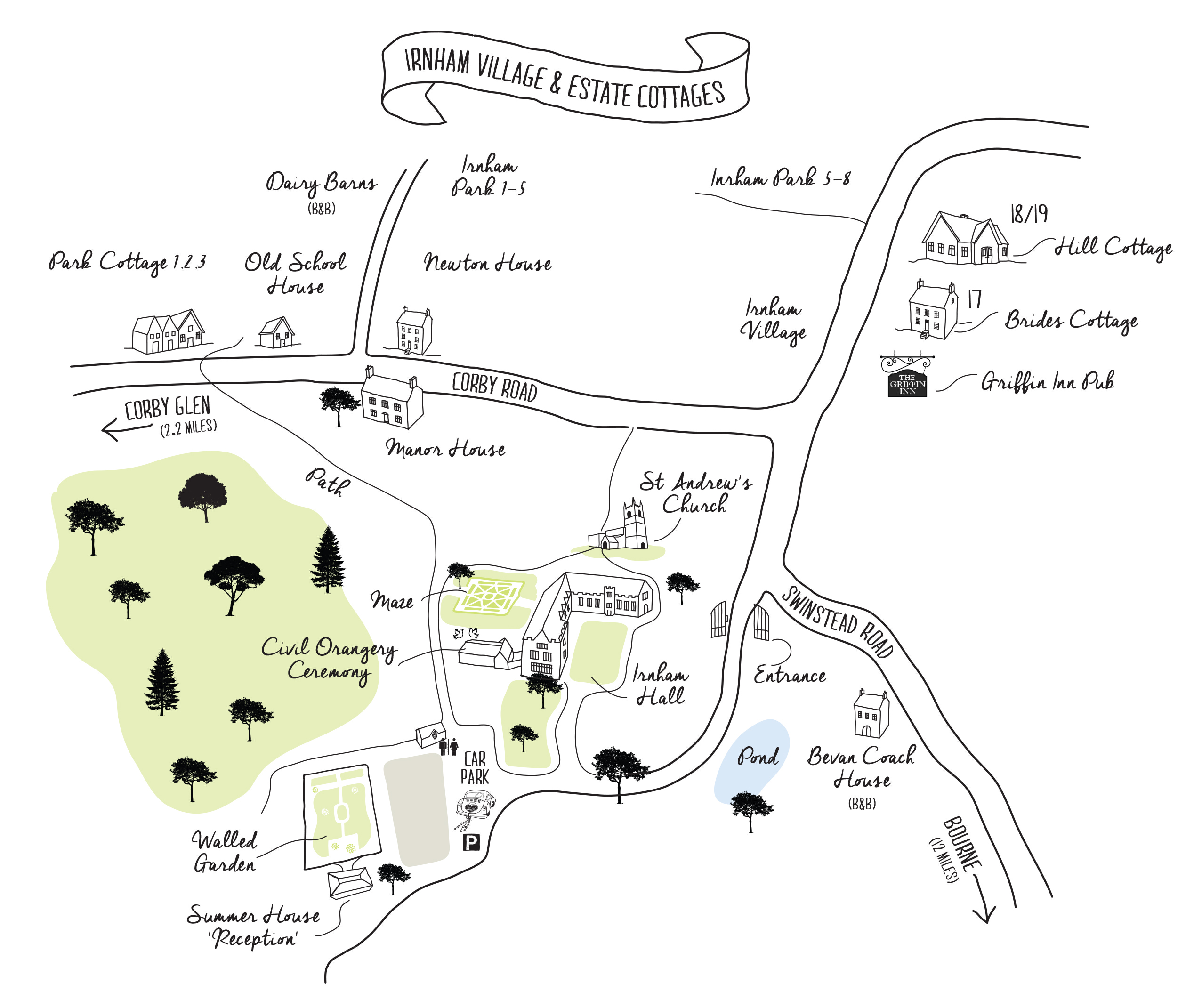 Irnham Hall map4